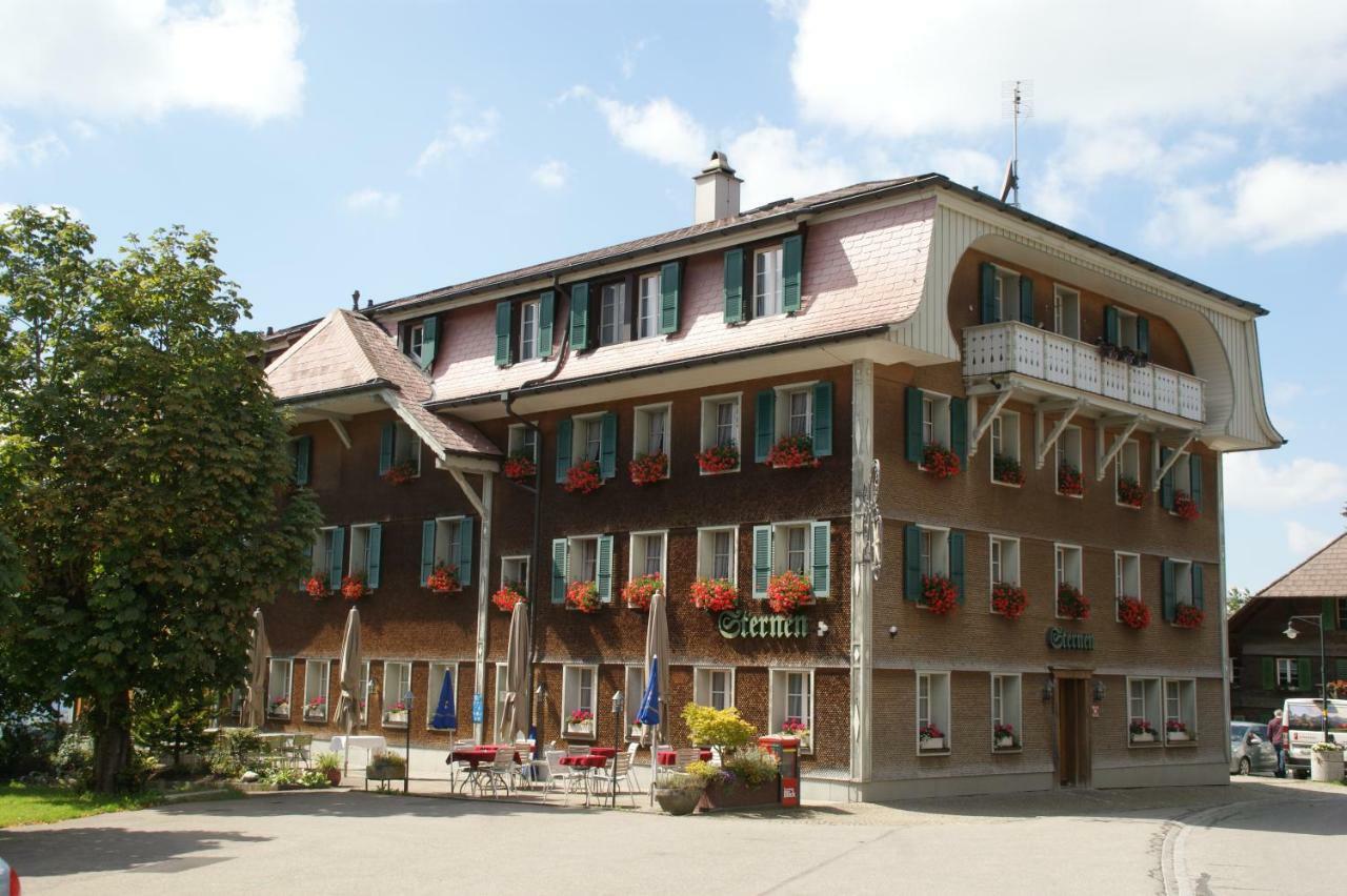 Hotel Restaurant Sternen Guggisberg Exterior foto